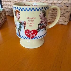 I Love Lucy Mug "Fashion Queens" Coffee and Tea footed mug